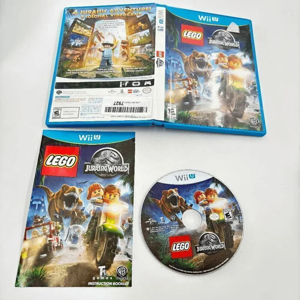 LEGO Jurassic World PS3 CIB W/ Manual (Nintendo‎ Wii U) Tested & Working